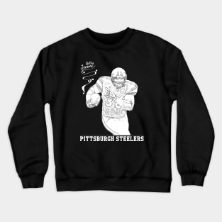 Jerome bettis | White || pittsburgh steelers Crewneck Sweatshirt